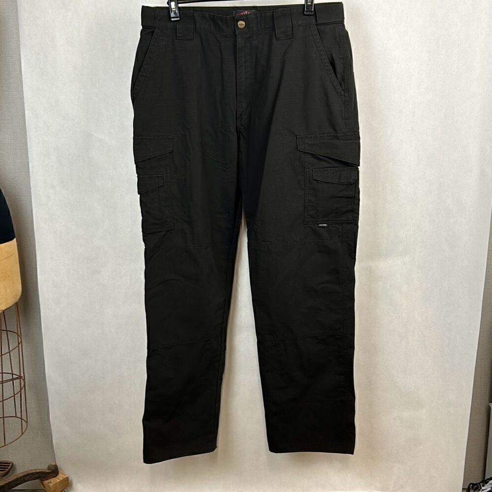 Tru-Spec Tactical Cargo Pants Black Mens Sz 38x33 Uniform Police Military